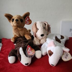 Ty Brown and Tan Dog Plush Toy